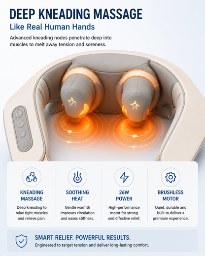 RelaxFlow Neck Therapy Massager