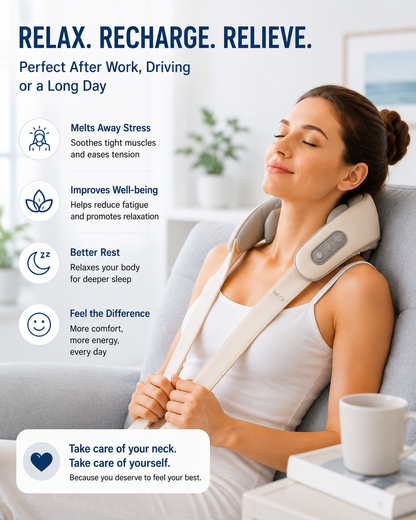 RelaxFlow Neck Therapy Massager