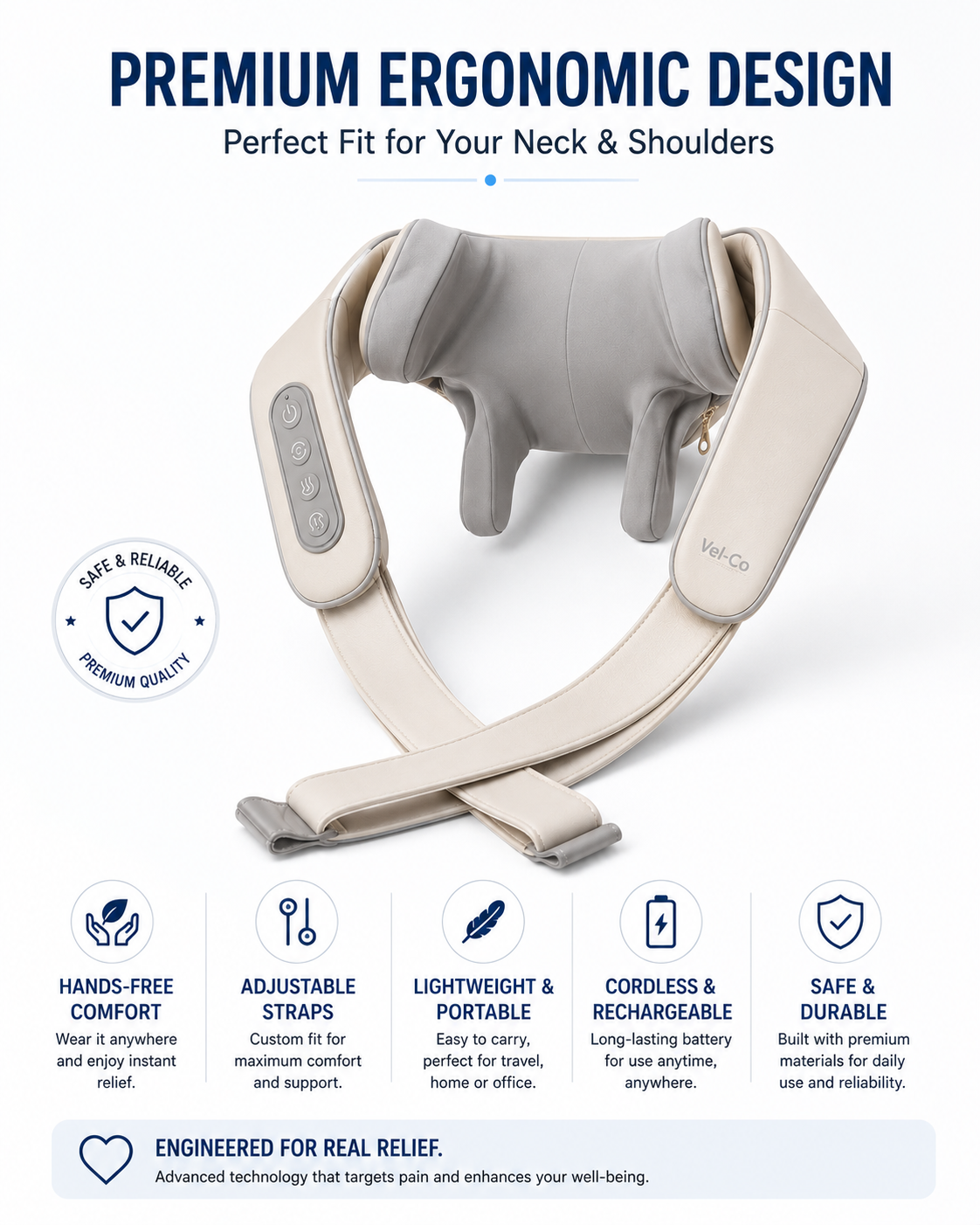 RelaxFlow Neck Therapy Massager
