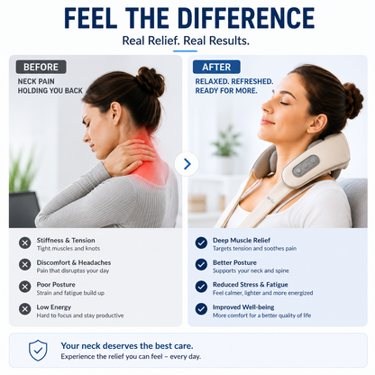 RelaxFlow Neck Therapy Massager
